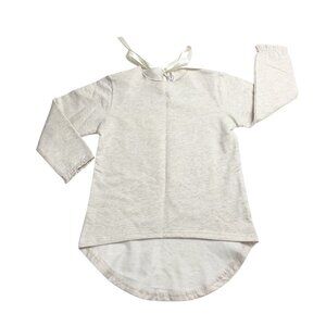 House of Jamie 3/4 high low beige tunic